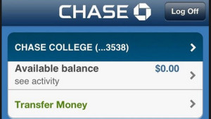 chase bank balance